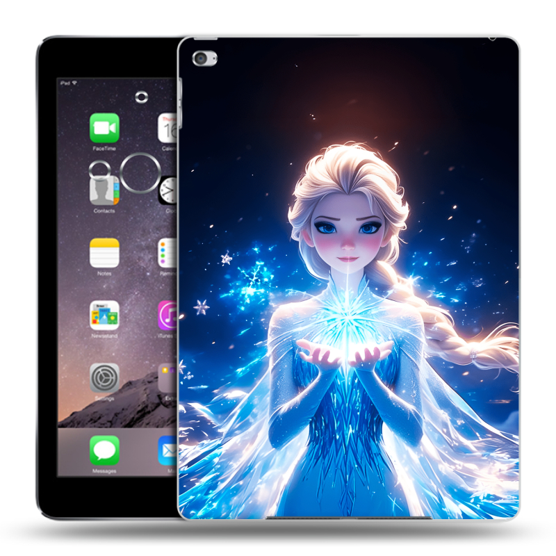 Пластиковый чехол на Ipad Air 2 с принтом Холодное сердце Frozen Пластиковый чехол на Ipad Air 2 с принтом Холодное сердце Frozen