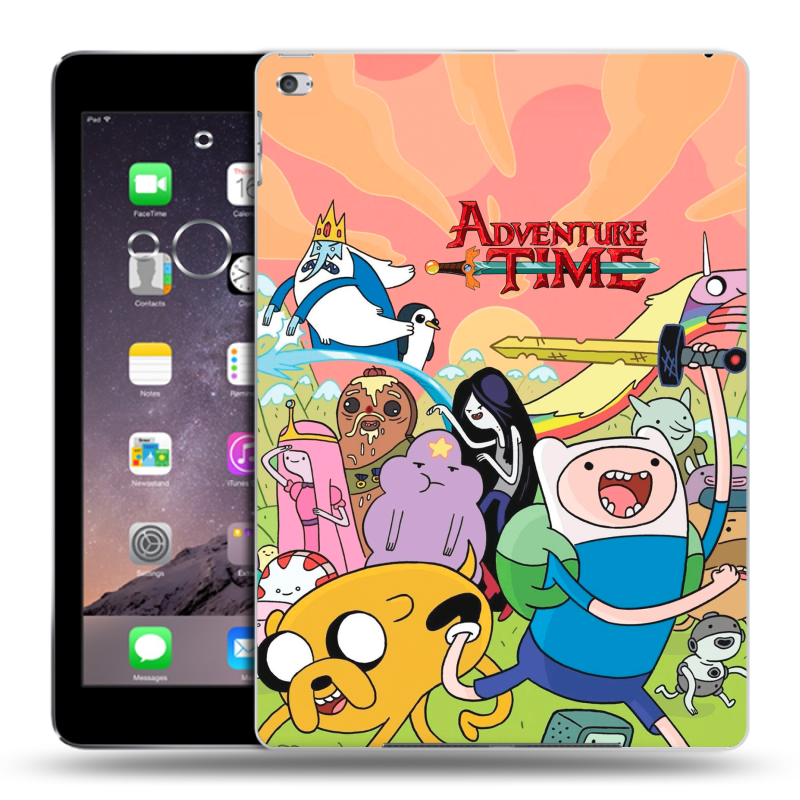 Пластиковый чехол на Ipad Air 2 с принтом Adventure time Время приключений Пластиковый чехол на Ipad Air 2 с принтом Adventure time Время приключений
