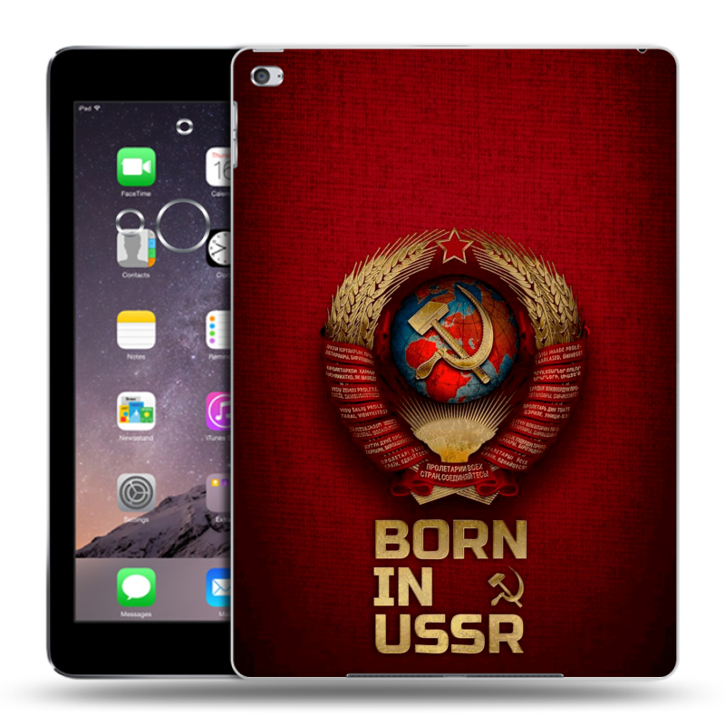 Пластиковый чехол на Ipad Air 2 с принтом Флаг Герб СССР Пластиковый чехол на Ipad Air 2 с принтом Флаг Герб СССР