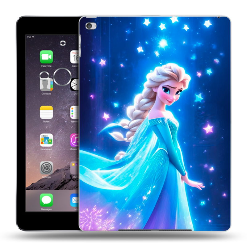 Силиконовый чехол на Ipad Air 2 с принтом Холодное сердце Frozen Силиконовый чехол на Ipad Air 2 с принтом Холодное сердце Frozen
