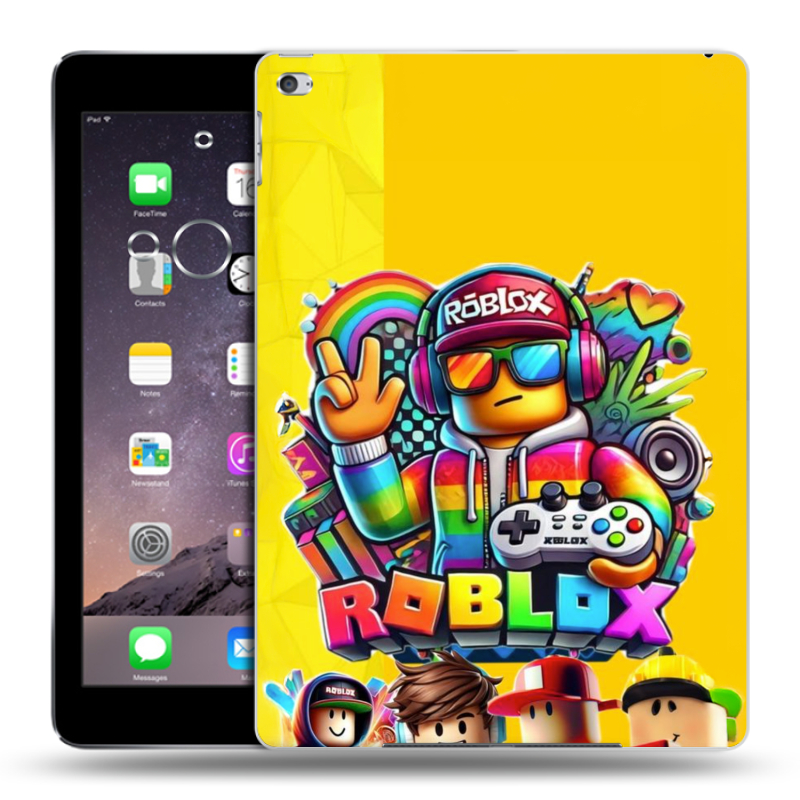 Силиконовый чехол на Ipad Air 2 с принтом Roblox Роблокс Силиконовый чехол на Ipad Air 2 с принтом Roblox Роблокс
