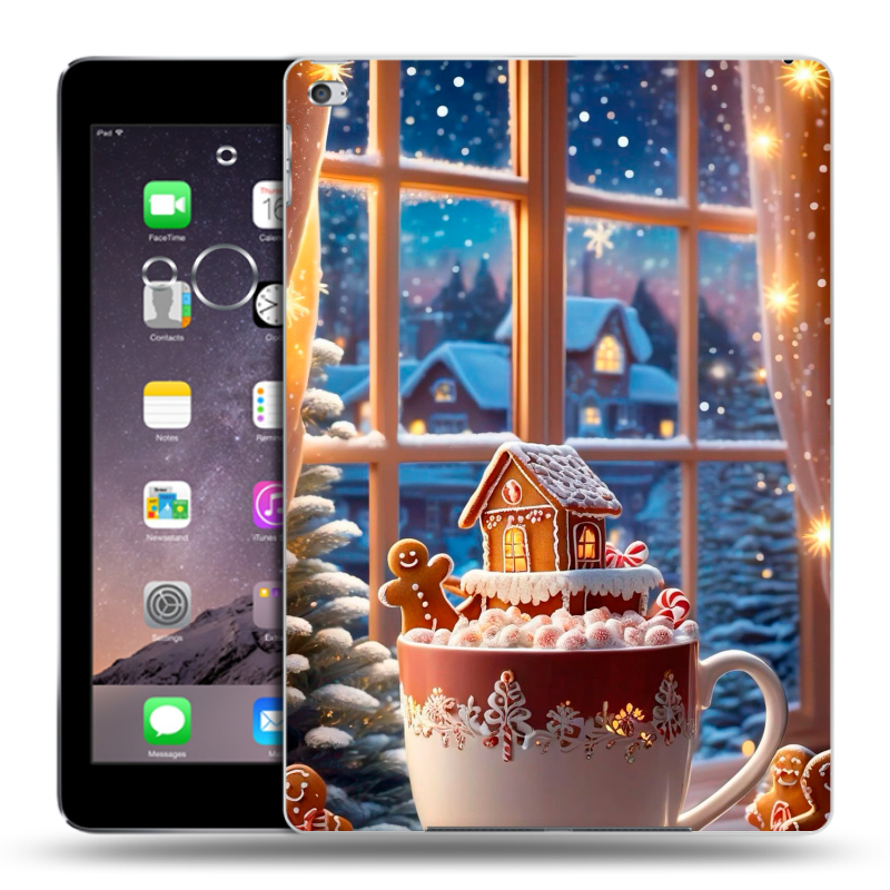 Силиконовый чехол на Ipad Air 2 с принтом Новый год Силиконовый чехол на Ipad Air 2 с принтом Новый год