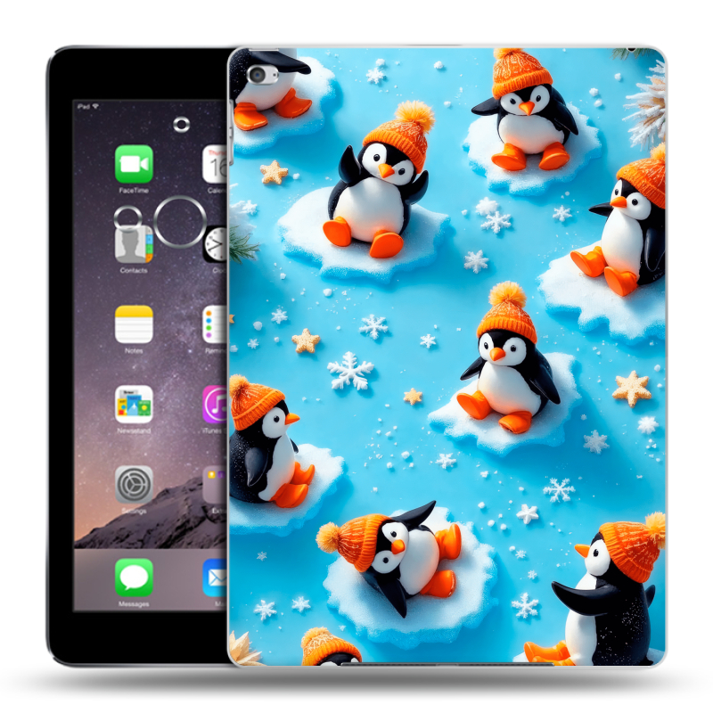 Силиконовый чехол на Ipad Air 2 с принтом Новый год Силиконовый чехол на Ipad Air 2 с принтом Новый год