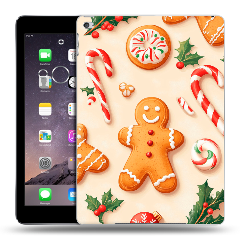Силиконовый чехол на Ipad Air 2 с принтом Новый год Силиконовый чехол на Ipad Air 2 с принтом Новый год