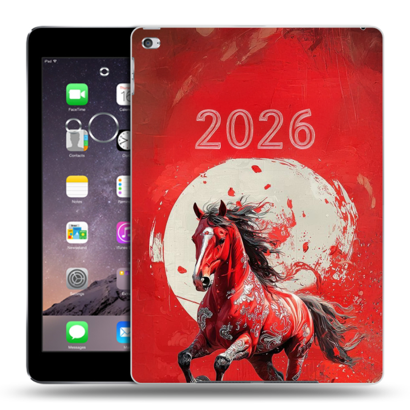Пластиковый чехол на Ipad Air 2 с принтом Новый год Пластиковый чехол на Ipad Air 2 с принтом Новый год