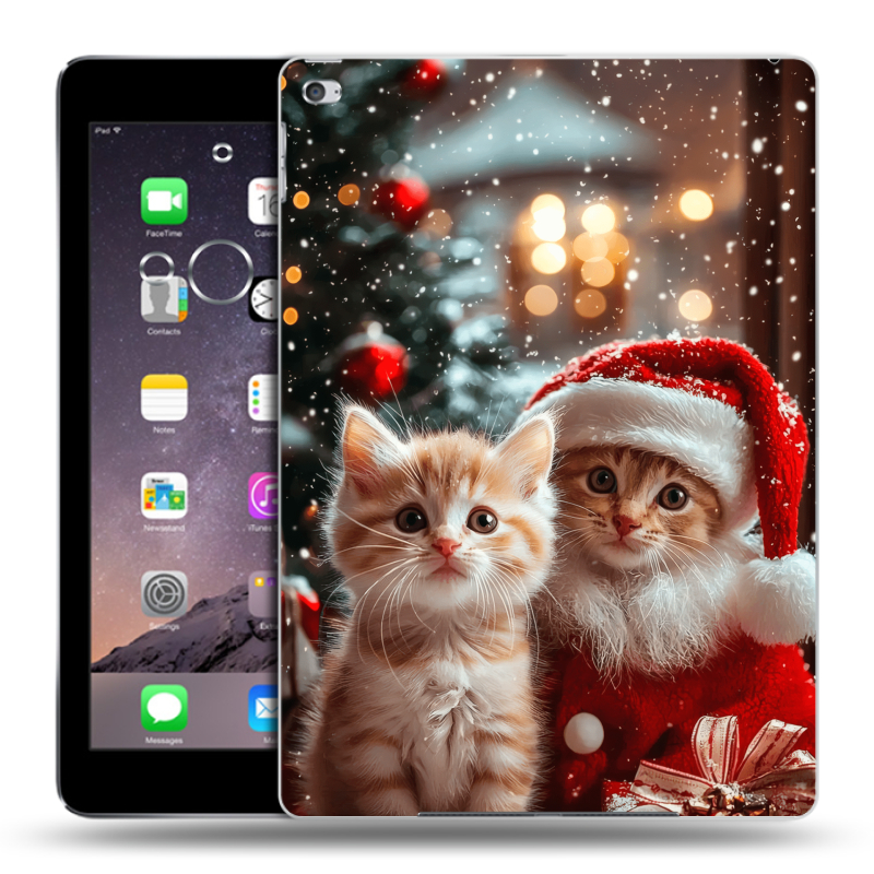 Силиконовый чехол на Ipad Air 2 с принтом Новый год Силиконовый чехол на Ipad Air 2 с принтом Новый год
