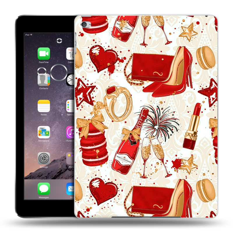 Пластиковый чехол на Ipad Air 2 с принтом Новый год Пластиковый чехол на Ipad Air 2 с принтом Новый год