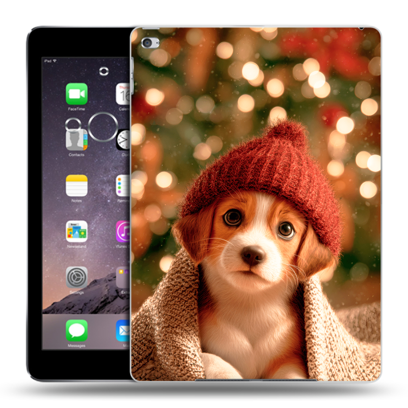 Силиконовый чехол на Ipad Air 2 с принтом Новый год Силиконовый чехол на Ipad Air 2 с принтом Новый год