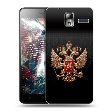 Силиконовый чехол на Lenovo S580 Ideaphone с принтом Герб России Силиконовый чехол на Lenovo S580 Ideaphone с принтом Герб России