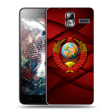 Силиконовый чехол на Lenovo S580 Ideaphone с принтом Герб СССР Силиконовый чехол на Lenovo S580 Ideaphone с принтом Герб СССР