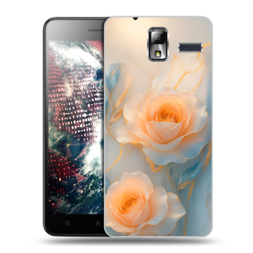Силиконовый чехол на Lenovo S580 Ideaphone с принтом Женский Силиконовый чехол на Lenovo S580 Ideaphone с принтом Женский