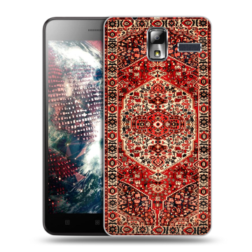 Силиконовый чехол на Lenovo S580 Ideaphone с принтом Ковер