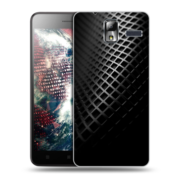 Силиконовый чехол на Lenovo S580 Ideaphone с принтом Текстура металла Силиконовый чехол на Lenovo S580 Ideaphone с принтом Текстура металла