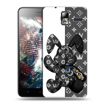 Силиконовый чехол на Lenovo S580 Ideaphone с принтом Луи робот Силиконовый чехол на Lenovo S580 Ideaphone с принтом Луи робот