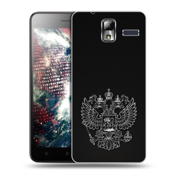 Силиконовый чехол на Lenovo S580 Ideaphone с принтом Герб России Силиконовый чехол на Lenovo S580 Ideaphone с принтом Герб России