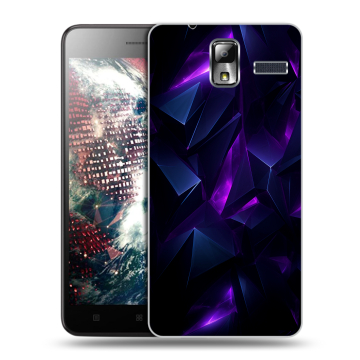 Силиконовый чехол на Lenovo S580 Ideaphone с принтом Абстракиция