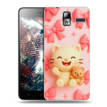 Силиконовый чехол на Lenovo S580 Ideaphone с принтом для девочек Силиконовый чехол на Lenovo S580 Ideaphone с принтом для девочек