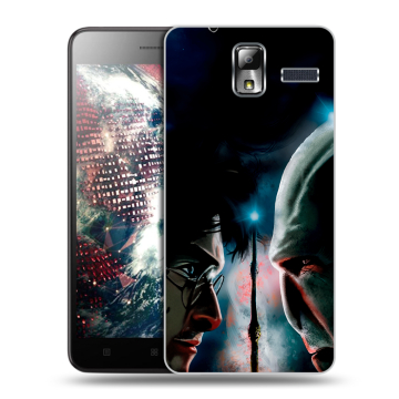 Силиконовый чехол на Lenovo S580 Ideaphone с принтом Гарри Поттер Harry Potter