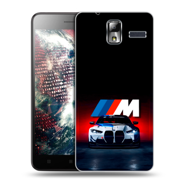 Силиконовый чехол на Lenovo S580 Ideaphone с принтом БМВ BMW