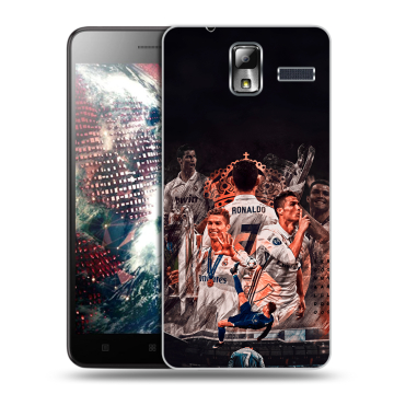 Силиконовый чехол на Lenovo S580 Ideaphone с принтом Реал Роналдо Real Ronaldo