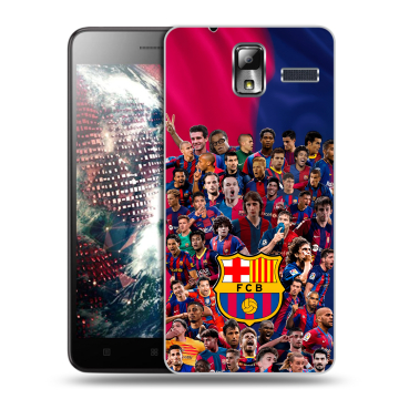 Силиконовый чехол на Lenovo S580 Ideaphone с принтом Барселона Barcelona