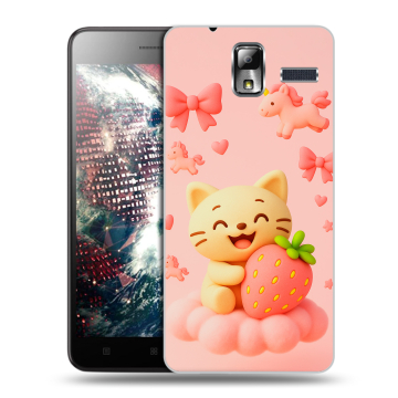 Силиконовый чехол на Lenovo S580 Ideaphone с принтом для девочек Силиконовый чехол на Lenovo S580 Ideaphone с принтом для девочек