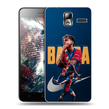 Силиконовый чехол на Lenovo S580 Ideaphone с принтом Барселона Barca Yamal Силиконовый чехол на Lenovo S580 Ideaphone с принтом Барселона Barca Yamal