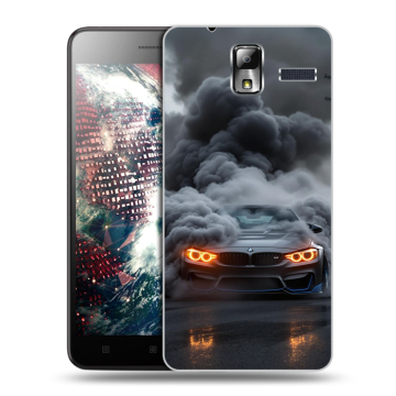 Силиконовый чехол на Lenovo S580 Ideaphone с принтом BMW БМВ