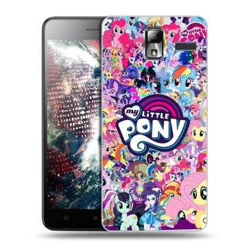 Силиконовый чехол на Lenovo S580 Ideaphone с принтом My little pony Дружба чудо Силиконовый чехол на Lenovo S580 Ideaphone с принтом My little pony Дружба чудо