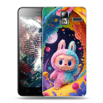 Силиконовый чехол на Lenovo S580 Ideaphone с принтом Labubu Лабубу Силиконовый чехол на Lenovo S580 Ideaphone с принтом Labubu Лабубу