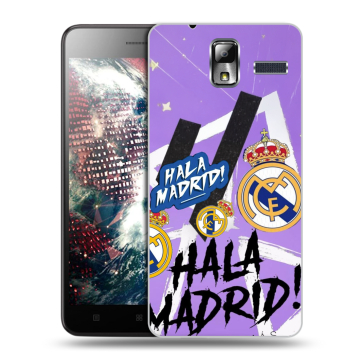 Силиконовый чехол на Lenovo S580 Ideaphone с принтом Real Madrid Реал Мадрид Силиконовый чехол на Lenovo S580 Ideaphone с принтом Real Madrid Реал Мадрид