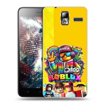 Силиконовый чехол на Lenovo S580 Ideaphone с принтом Roblox Роблокс Силиконовый чехол на Lenovo S580 Ideaphone с принтом Roblox Роблокс