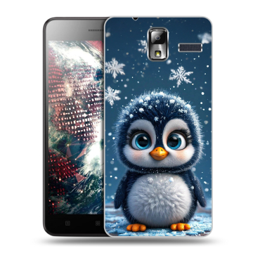 Силиконовый чехол на Lenovo S580 Ideaphone с принтом Новый год