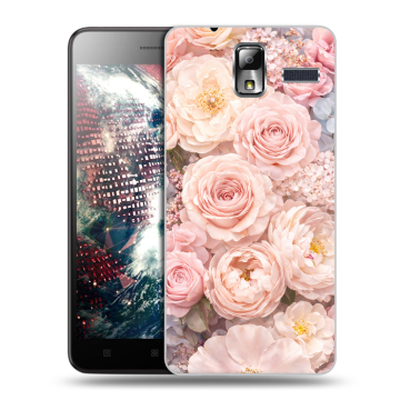 Силиконовый чехол на Lenovo S580 Ideaphone с принтом женский Силиконовый чехол на Lenovo S580 Ideaphone с принтом женский