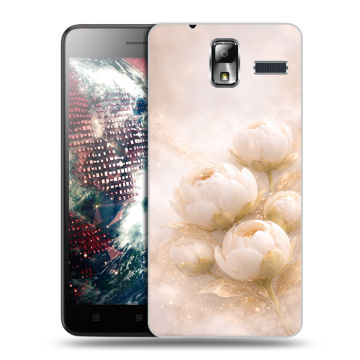 Силиконовый чехол на Lenovo S580 Ideaphone с принтом женский Силиконовый чехол на Lenovo S580 Ideaphone с принтом женский