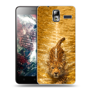 Силиконовый чехол на Lenovo S580 Ideaphone с принтом женский Силиконовый чехол на Lenovo S580 Ideaphone с принтом женский