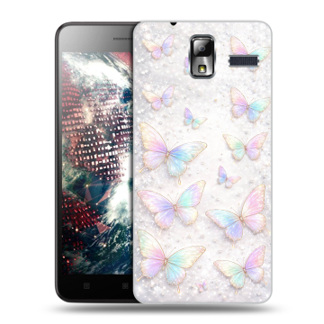 Силиконовый чехол на Lenovo S580 Ideaphone с принтом женский Силиконовый чехол на Lenovo S580 Ideaphone с принтом женский