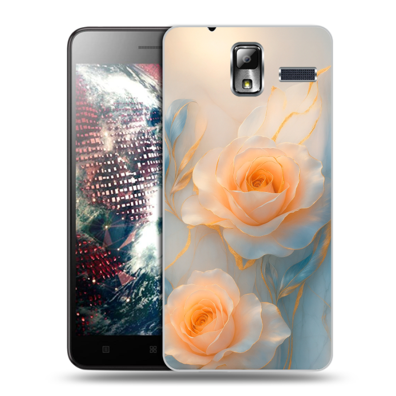Силиконовый чехол на Lenovo S580 Ideaphone с принтом Женский Силиконовый чехол на Lenovo S580 Ideaphone с принтом Женский