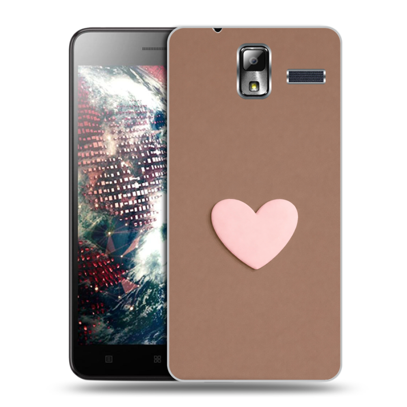 Силиконовый чехол на Lenovo S580 Ideaphone с принтом женский Силиконовый чехол на Lenovo S580 Ideaphone с принтом женский