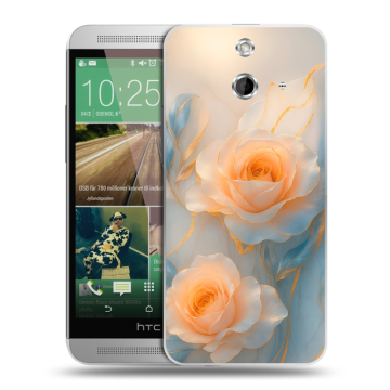 Пластиковый чехол на HTC One E8 с принтом Женский
