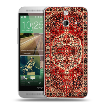 Пластиковый чехол на HTC One E8 с принтом Ковер