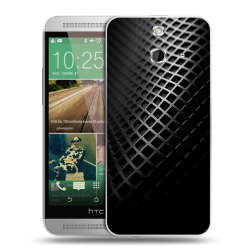 Пластиковый чехол на HTC One E8 с принтом Текстура металла Пластиковый чехол на HTC One E8 с принтом Текстура металла