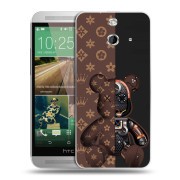 Пластиковый чехол на HTC One E8 с принтом Луи робот Пластиковый чехол на HTC One E8 с принтом Луи робот
