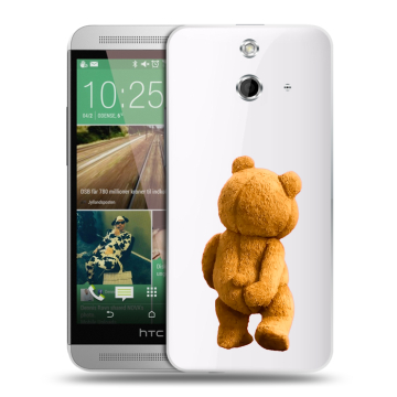 Пластиковый чехол на HTC One E8 с принтом Медведь