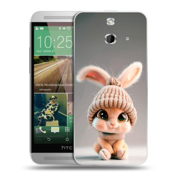 Пластиковый чехол на HTC One E8 с принтом Кролик