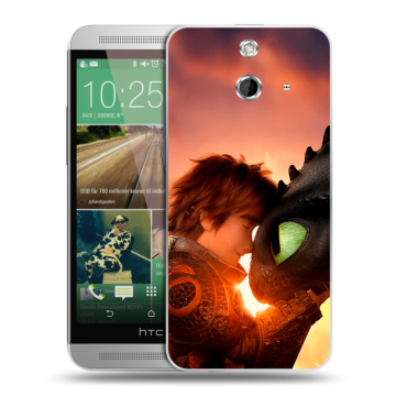 Пластиковый чехол на HTC One E8 с принтом Как приручить дракона