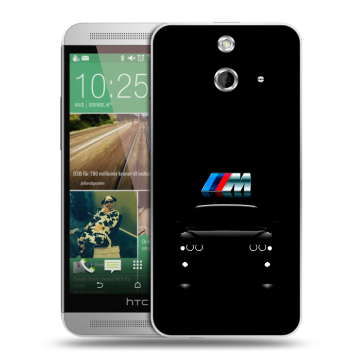 Пластиковый чехол на HTC One E8 с принтом БМВ BMW