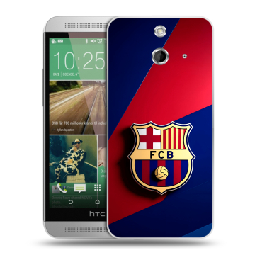 Пластиковый чехол на HTC One E8 с принтом Барселона Barcelona