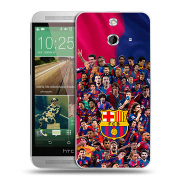 Пластиковый чехол на HTC One E8 с принтом Барселона Barcelona
