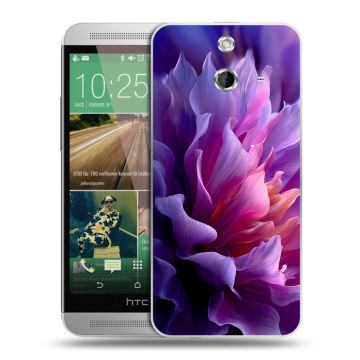Пластиковый чехол на HTC One E8 с принтом женский цветы Пластиковый чехол на HTC One E8 с принтом женский цветы